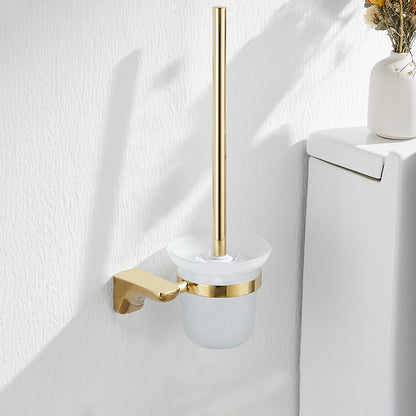 Skorter | 2-piece metal bathroom accessory set traditional toilet brush and holder set