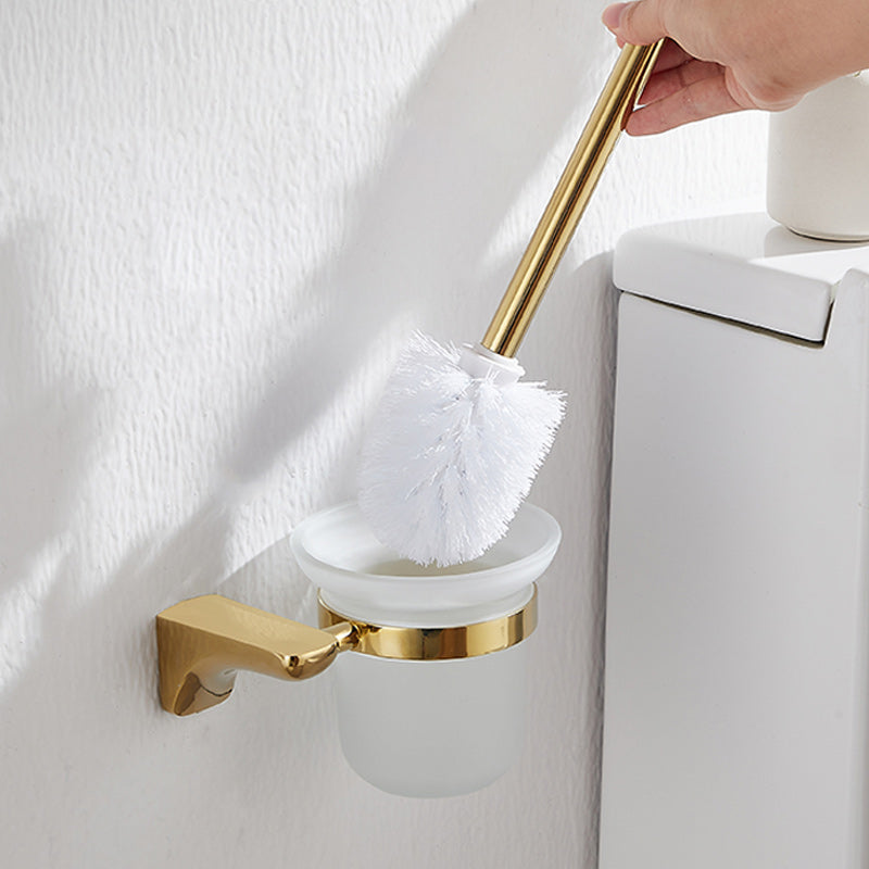 Skorter | 2-piece metal bathroom accessory set traditional toilet brush and holder set