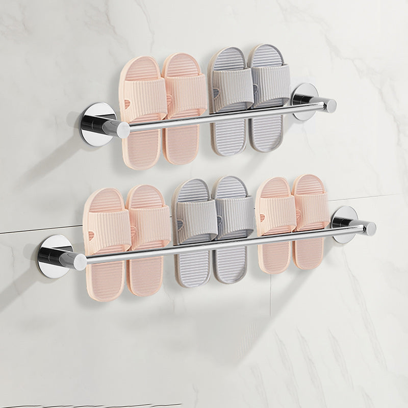 Skorter | 2-piece bathroom accessory set modern stainless steel slipper rack