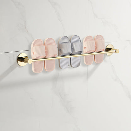 Skorter | 2-piece bathroom accessory set modern stainless steel slipper rack