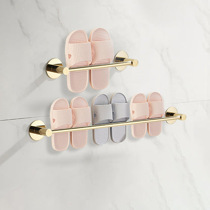 Skorter | 2-piece bathroom accessory set modern stainless steel slipper rack