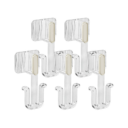 Skorter | 5-piece Bathroom Hardware Set 6.29" high Bathrobe Hooks in Modern Style
