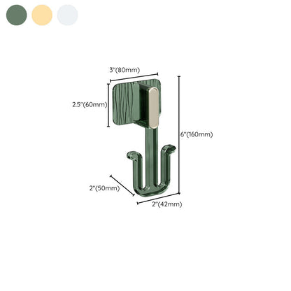 Skorter | 5-piece Bathroom Hardware Set 6.29" high Bathrobe Hooks in Modern Style