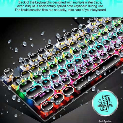 Skorter | 87-Key Mechanical Gaming Keyboard RGB Backlit Blue Switch