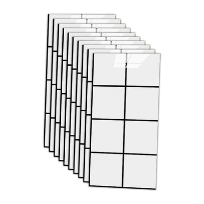 Skorter | 12" x 24" marbling single plate waterproof backsplash wall tile for bathroom