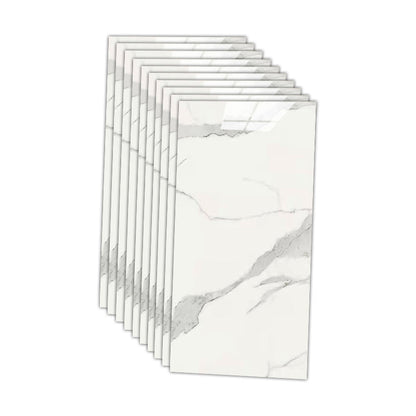 Skorter | 12" x 24" marbling single plate waterproof backsplash wall tile for bathroom