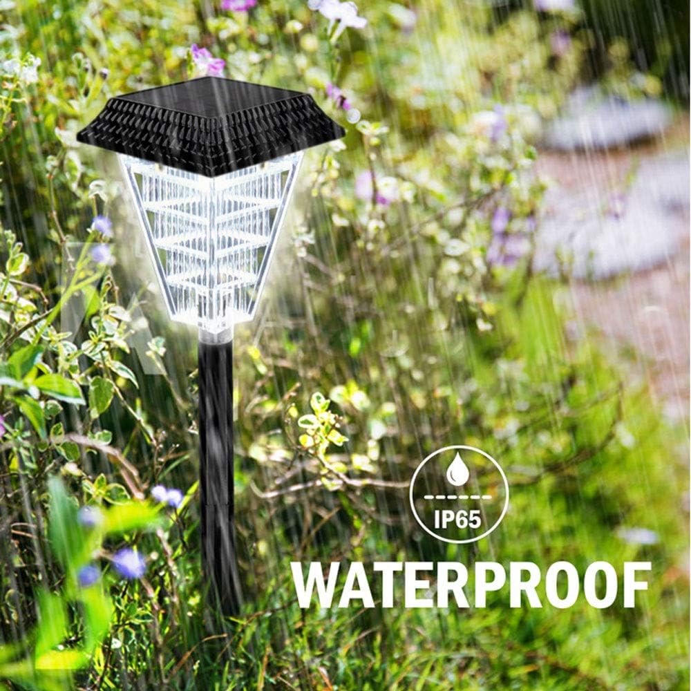 Skorter | Solar LED Path Lights with Crystal Light Effect – Waterproof Outdoor Lighting for Garden and Driveway