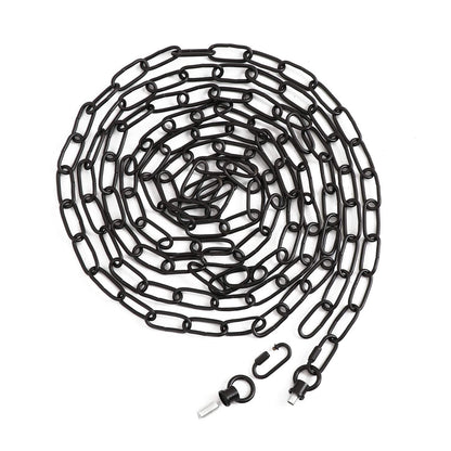 Skorter | Eumyviv 15Ft Heavy Duty Black Chain For Pendant Lamp, Supports 65 Lbs, Ideal For High Ceilings