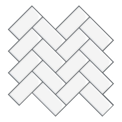 Skorter | PVC Subway Tile Wallpaper Waterproof Peel and Stick Splashback Tile