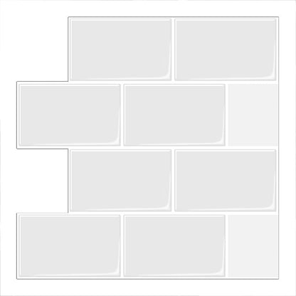 Skorter | PVC Subway Tile Wallpaper Waterproof Peel and Stick Splashback Tile