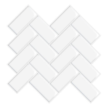 Skorter | PVC Subway Tile Wallpaper Waterproof Peel and Stick Splashback Tile