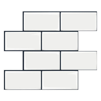 Skorter | PVC Subway Tile Wallpaper Waterproof Peel and Stick Splashback Tile
