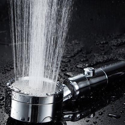 Skorter | Contemporary 3 Beam Shower Head Adjustable Spray Pattern Rotating Hand Shower