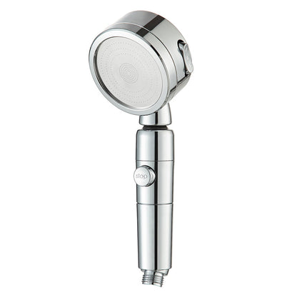 Skorter | Contemporary 3 Beam Shower Head Adjustable Spray Pattern Rotating Hand Shower