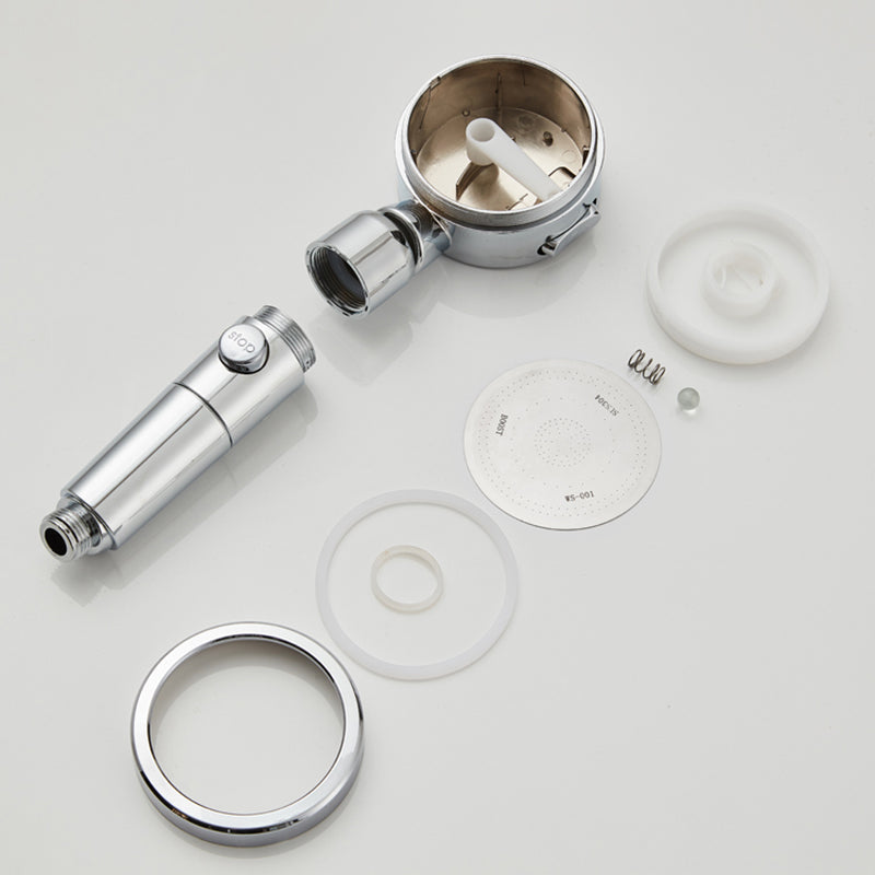 Skorter | Contemporary 3 Beam Shower Head Adjustable Spray Pattern Rotating Hand Shower