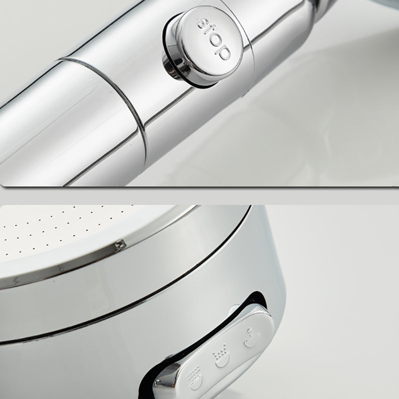 Skorter | Contemporary 3 Beam Shower Head Adjustable Spray Pattern Rotating Hand Shower