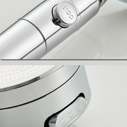Skorter | Contemporary 3 Beam Shower Head Adjustable Spray Pattern Rotating Hand Shower