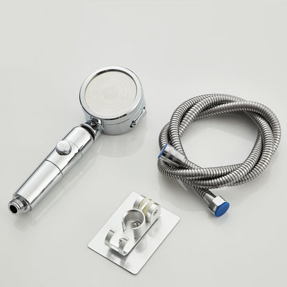 Skorter | Contemporary 3 Beam Shower Head Adjustable Spray Pattern Rotating Hand Shower