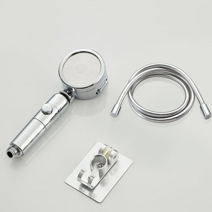 Skorter | Contemporary 3 Beam Shower Head Adjustable Spray Pattern Rotating Hand Shower