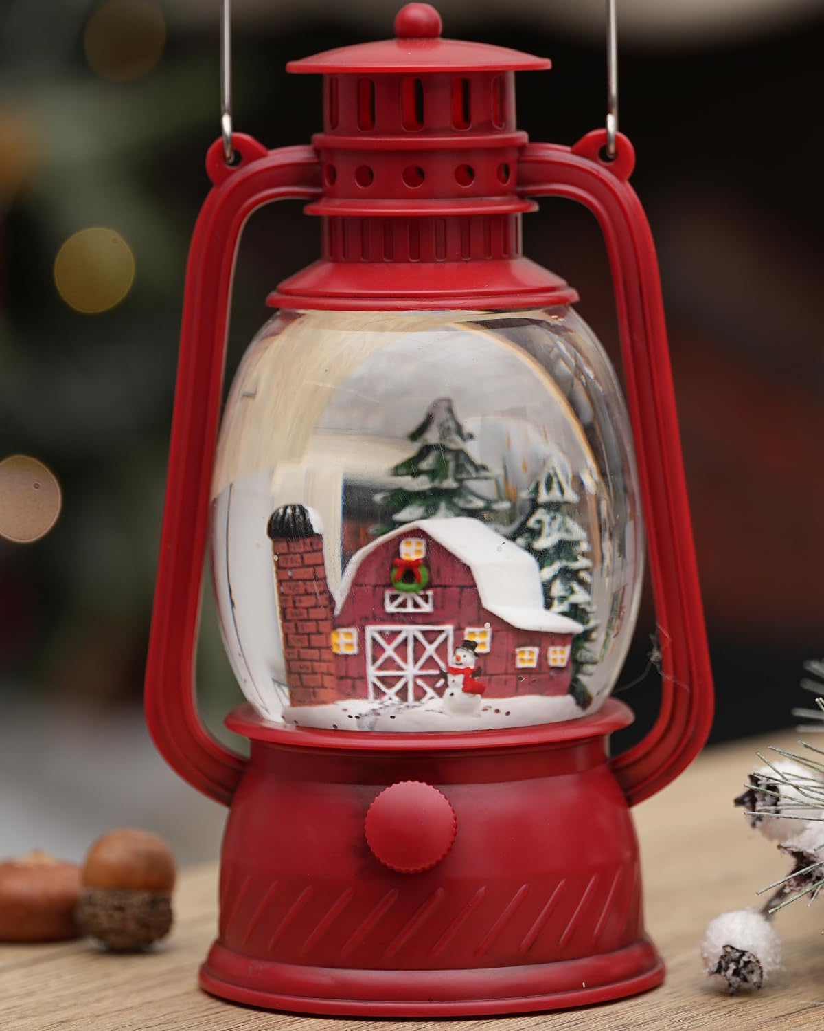 Skorter | Autumn Gloss Decorative Lamp with Pumpkins – Warm LED Light and 6-Hour Timer