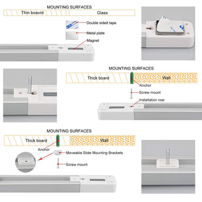 Skorter | Luxsway Color Changing Led Bar Light, 18" Rgb Strip With Remote Control For Under Cabinet & Desk