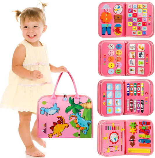 Skorter | Discover Felt Montessori Press Board – Educational Activity Book for Toddlers (2–4 years)