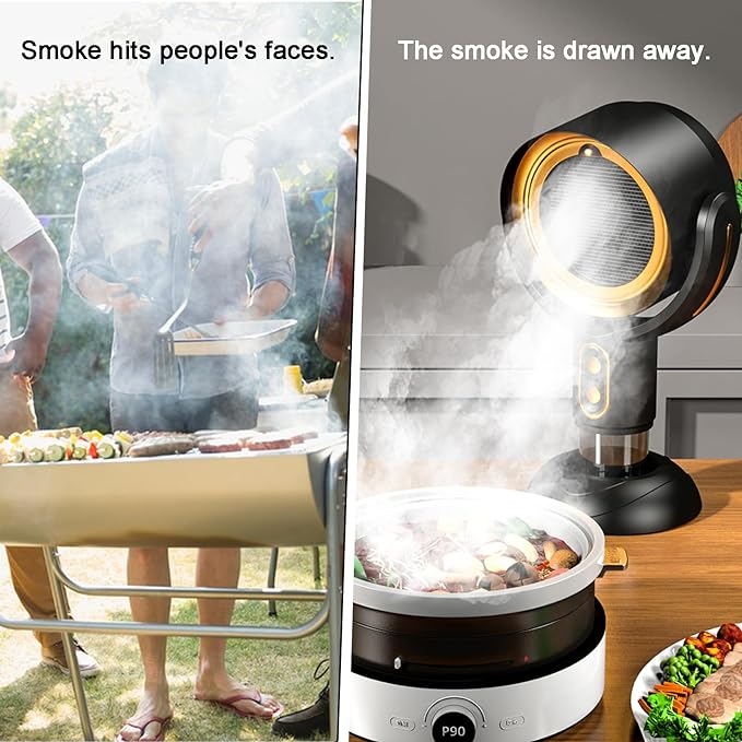 Skorter | AetherVent™ | Portable Range Hood | Powerful Rechargeable Kitchen Exhaust Fan | Ideal for Any Space & Cooking Needs