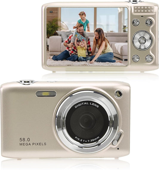 Skorter | 4K Compact Digital Camera with 58MP Photos and 16X Zoom – Lumora