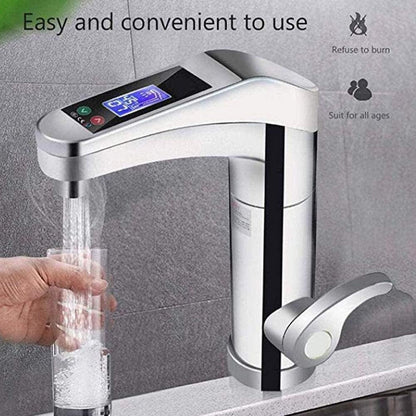 Skorter | Electric Instant Hot Water Tap with Built-In Heater & LED Temperature Display – Kitchen & Bathroom