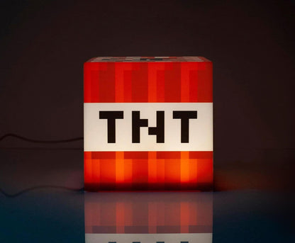 Skorter | Minecraft Tnt Block 6" Usb Led Night Light - Fun & Safe Mood Light For Children & Adults