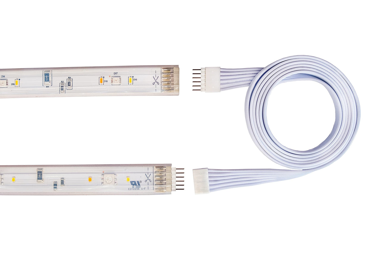 Skorter | Litcessory 10Ft extension cable for Philips Hue Lightstrip Plus - White Standard 6-Pin V3