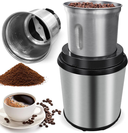 Skorter | Electric Coffee & Spice Grinder with Removable Cup – BrewMate