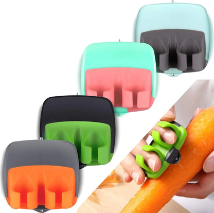 Skorter | 4-piece finger vegetable peeler set