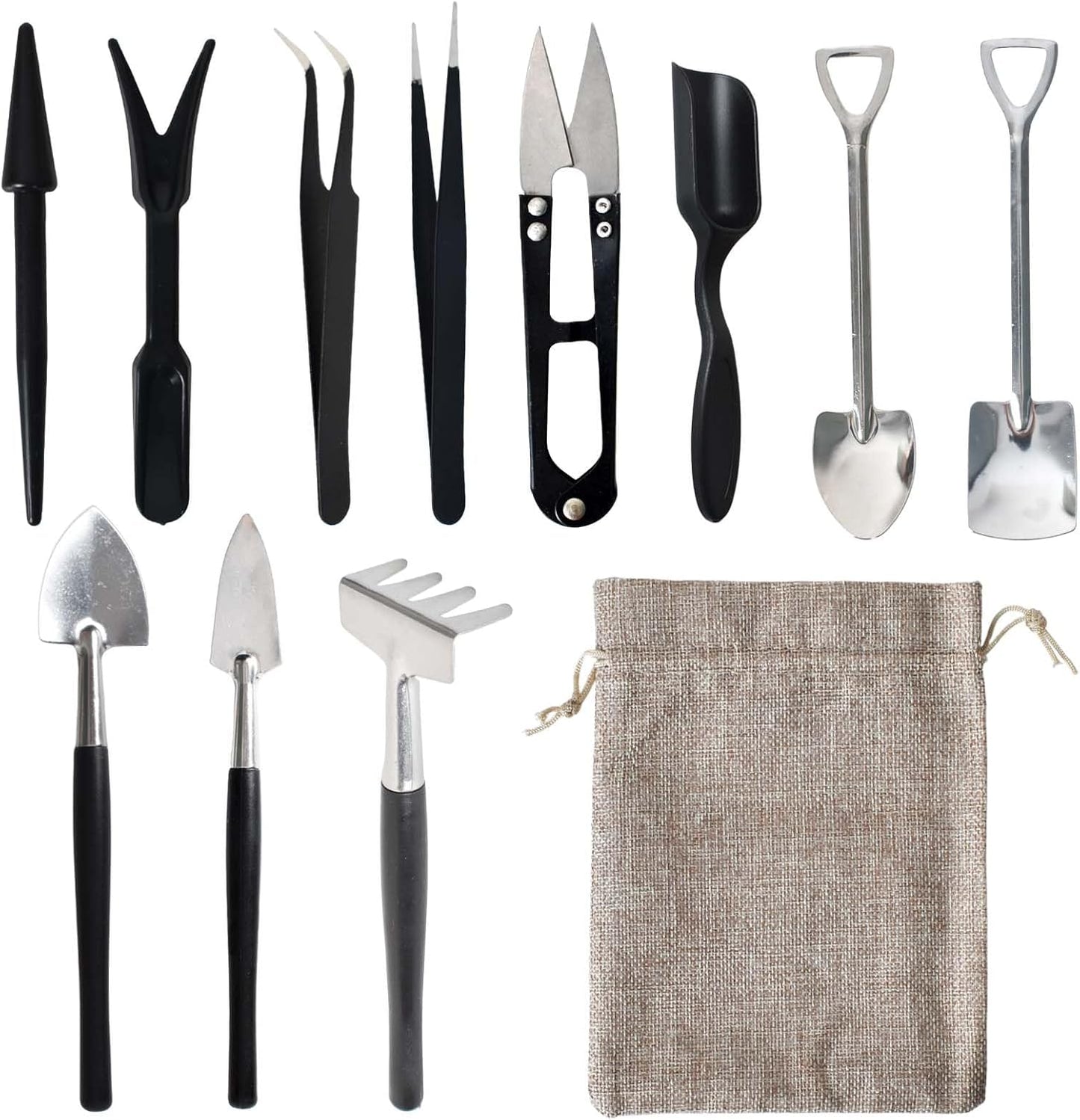 Skorter | 12-in-1 Succulent Tools Set with Storage Bag for Indoor Gardening