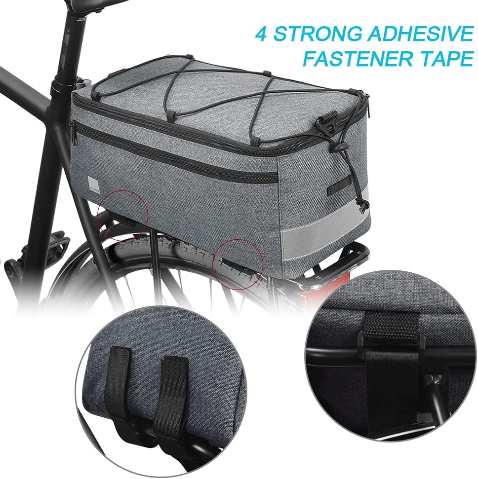 Skorter | 8L Insulated Bike Rear Trunk Cooler Bag with Shoulder Strap – Trevilo