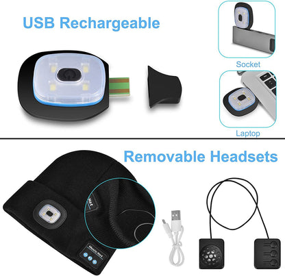 Skorter | Bluetooth Beanie Hat Light Wireless Headphones