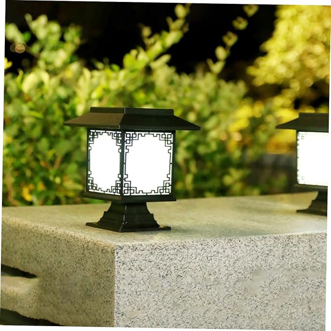 Skorter | Solar LED Garden Lamp – Large Square Lamp with Warm Light and Dual Use