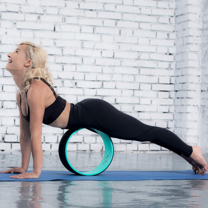 Skørter | Pete's Choice Yoga Wheels with Yoga Strap & Exercise Guide | Comfortable & Durable Yoga Balance Accessory | Increase Flexibility | Improve Posture