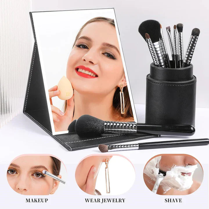 Skorter | Compact makeup mirror with stand