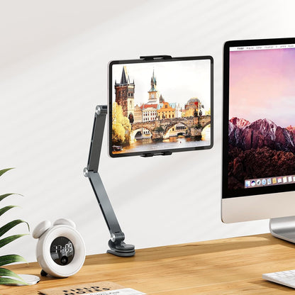 Skorter | Adjustable Aluminum Tablet Desk Stand with 360° Rotation – Movaro