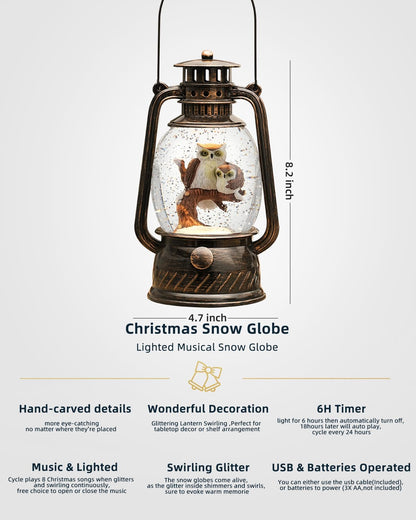 Skorter | Autumn Gloss Decorative Lamp with Pumpkins – Warm LED Light and 6-Hour Timer