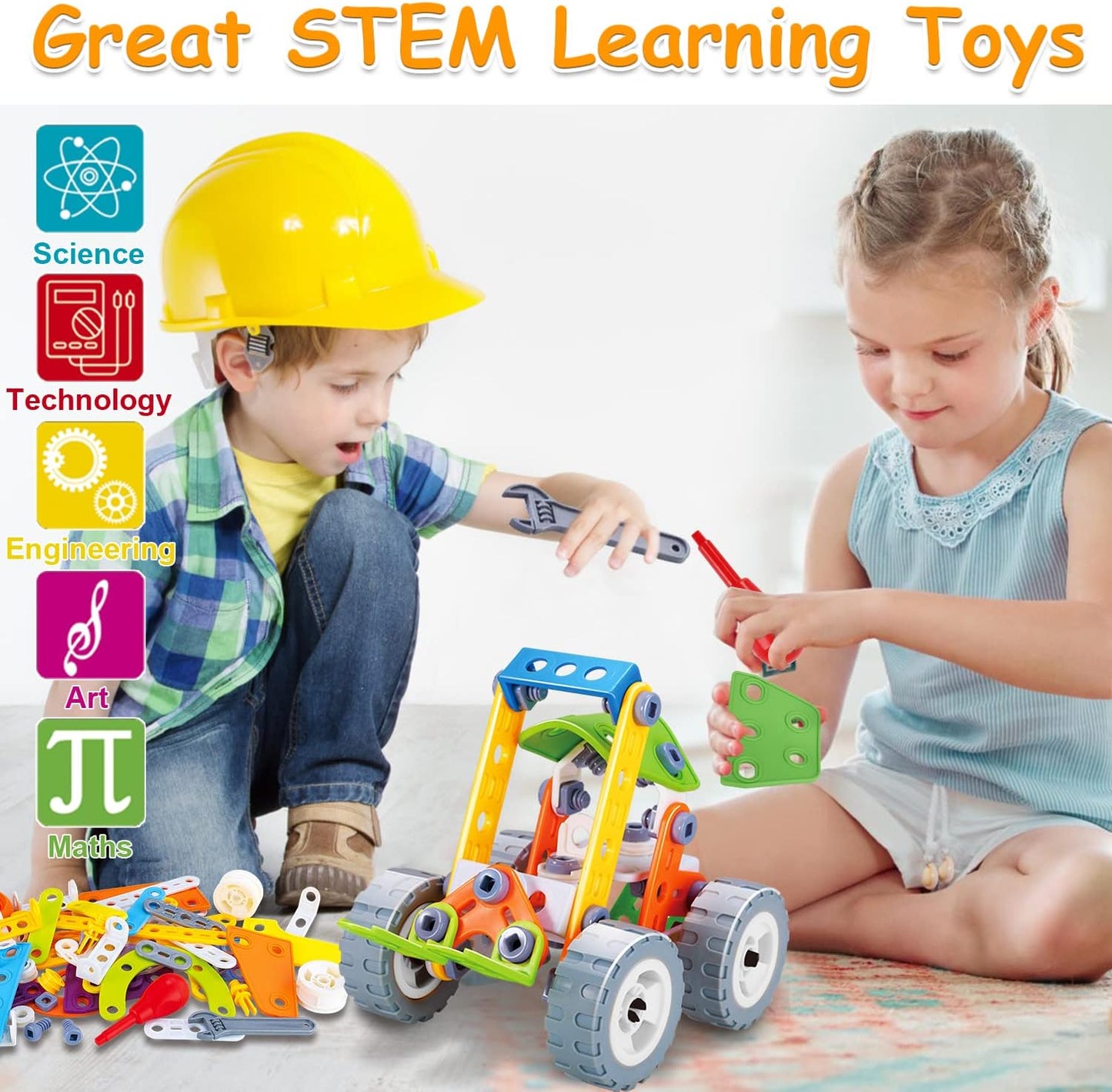 Skorter | Building Set for Kids - Creative Play - Develop Building Skills