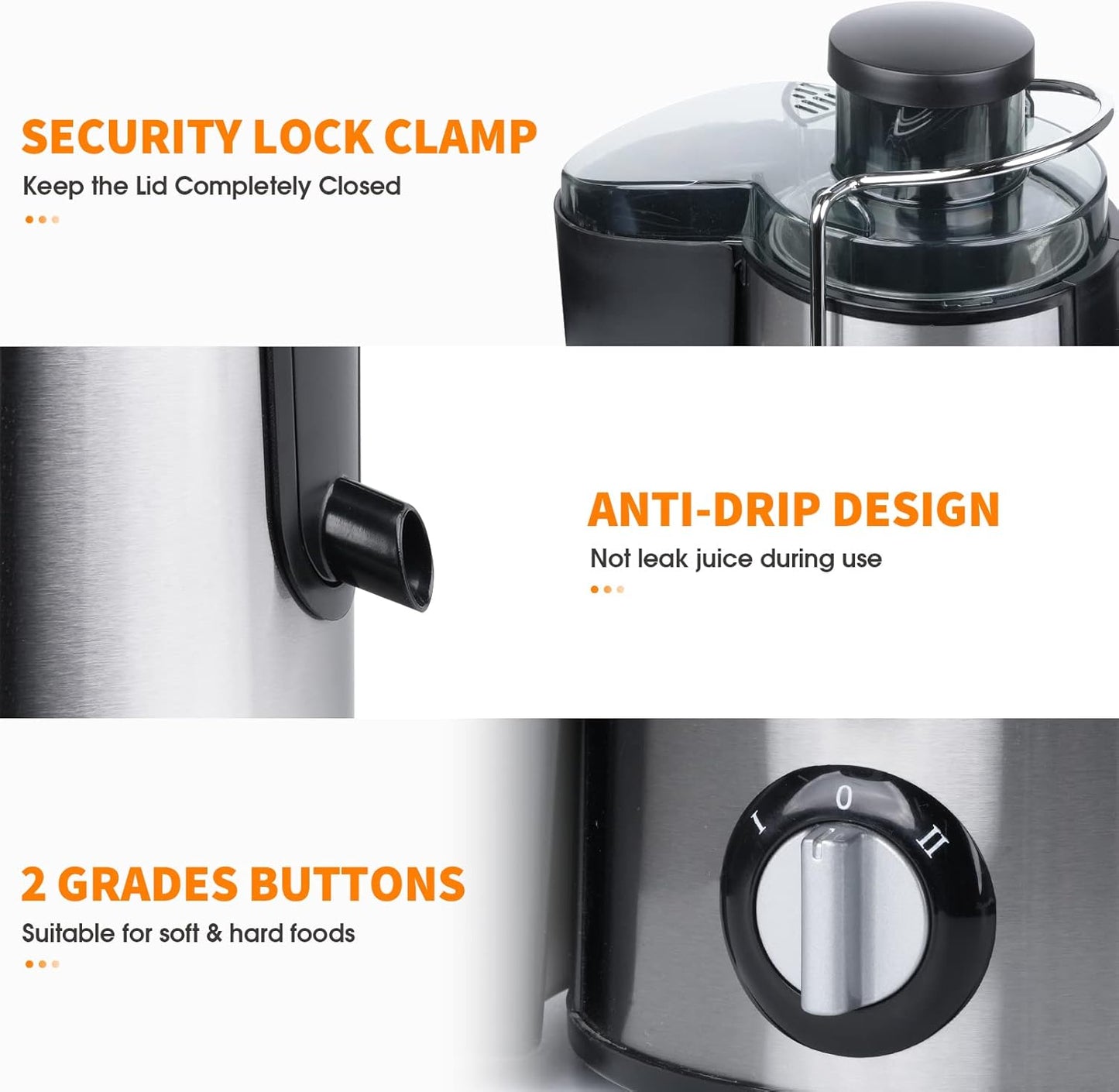 Skorter | Cold Press Juicer with 3 Speeds – JuicePro