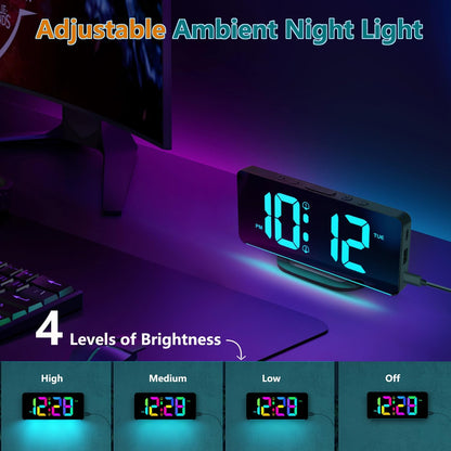 Skorter | 11.5-Inch Digital Calendar Day Clock with 19 Reminders – Claryon