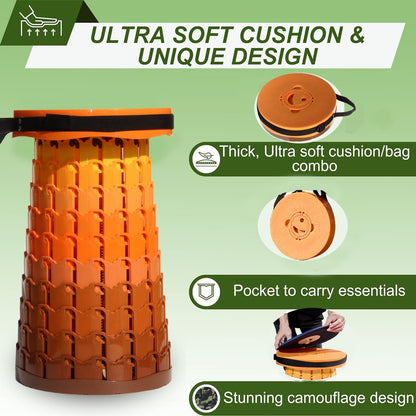 Skorter | Collapsible Stool with Cushion – SitMax