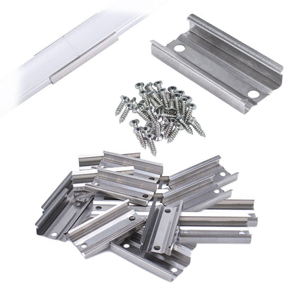 Skorter | Muzata 20Pack Led Channel Extension Connectors For U102/U103 Aluminium, Longer Connections