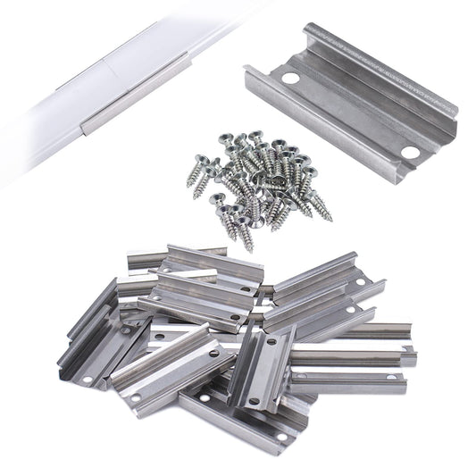 Skorter | Muzata 20Pack Led Channel Extension Connectors For U102/U103 Aluminium, Longer Connections