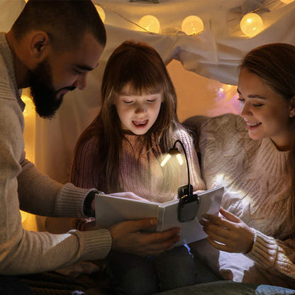 Skorter | Vekkia 14 Led Book Light With Charger, Warm/White Clip Light For Reading, Lightweight & Eyewear