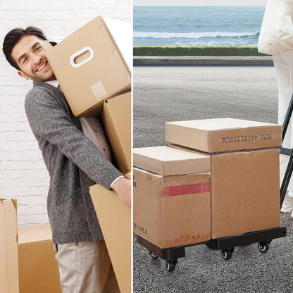 Skorter | 6-Wheel Folding Hand Truck with 227 kg Capacity & Telescopic Handle – LoadMaster