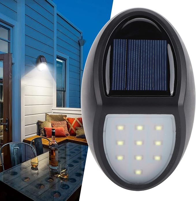 Skorter | Solar LED Wall Lamp for Outdoor – Weatherproof, Energy-Saving and with Motion Sensor